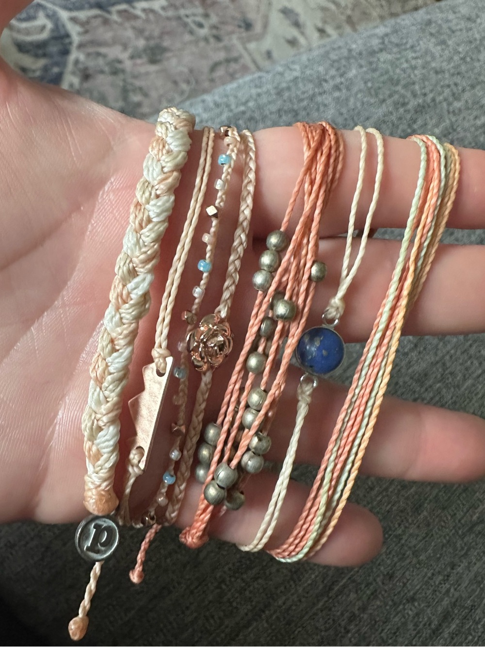 Pura Vida Bracelet Bundle of 8 Orange